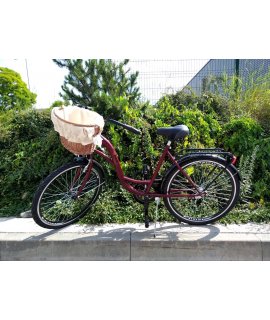 MATEO ECO RETRO BICYKEL ČERVENÝ 2022 + textilná výplň GRÁTIS